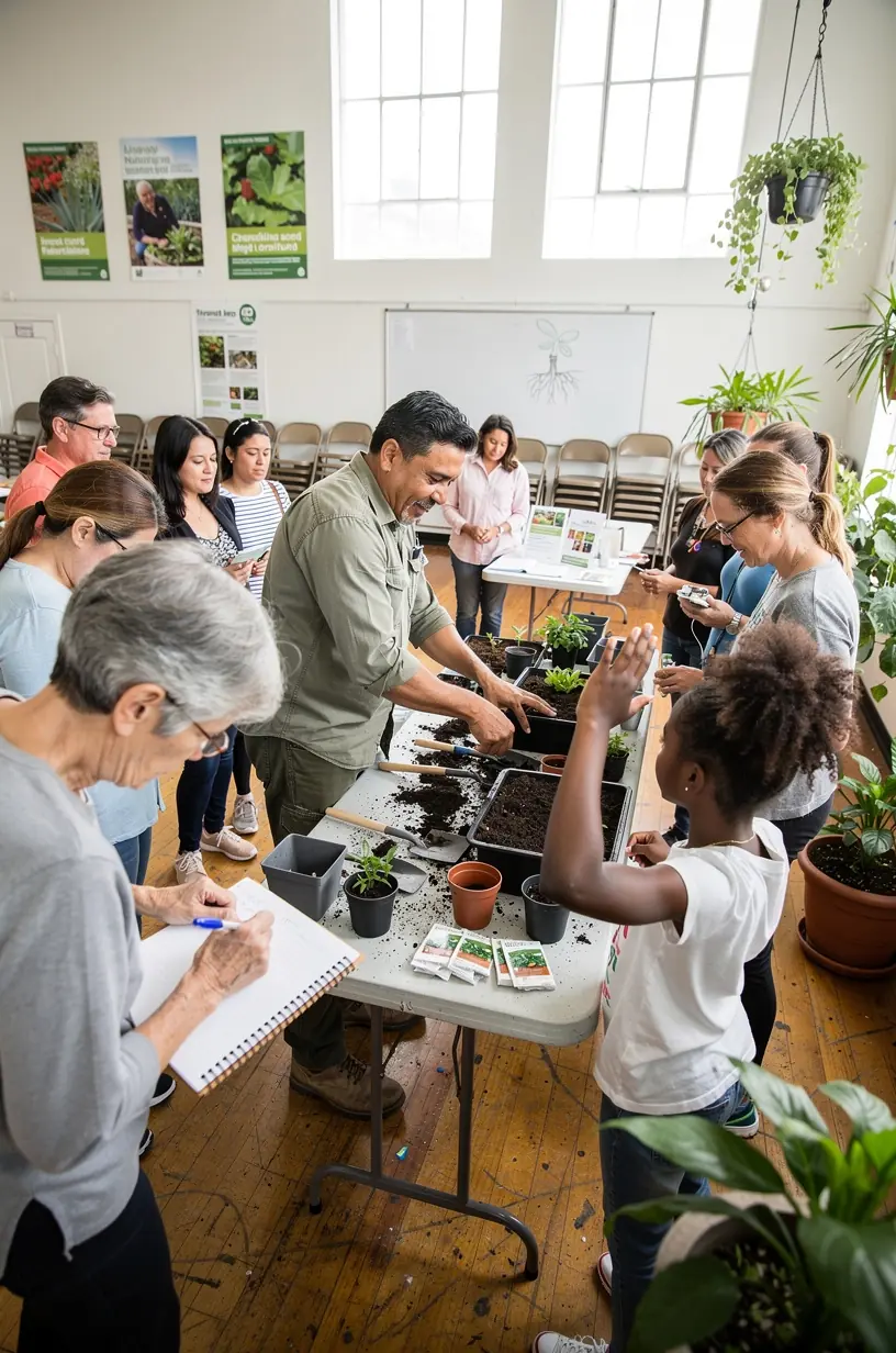 Community event fostering connections among local residents.