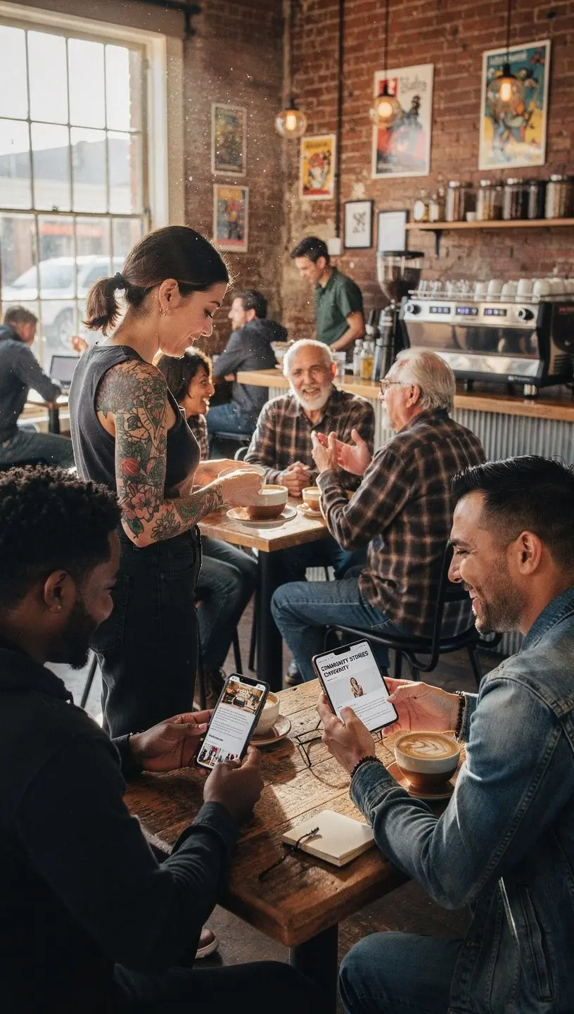 Local community engagement strategies and insights illustration.